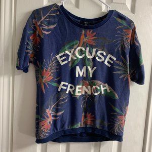 Forever21 Floral Crop Top - Excuse my French